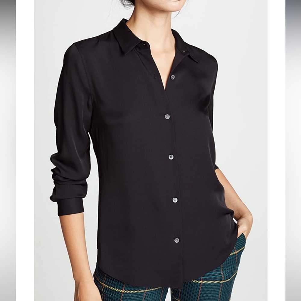 Theory Silk Tenia Blouse